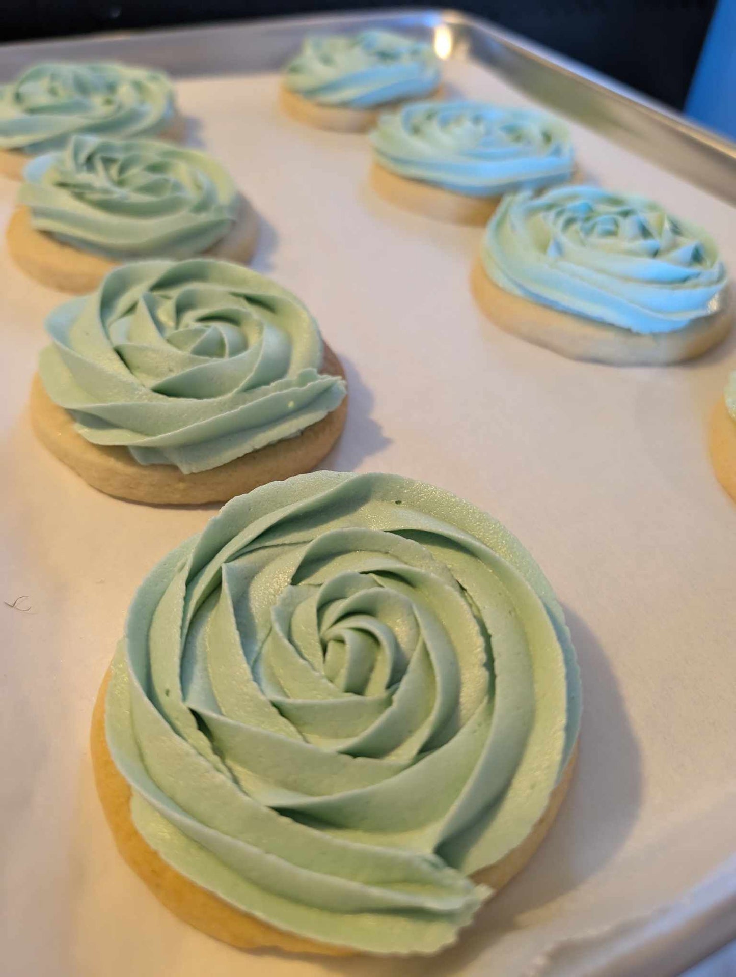 Vanilla Buttercream Cup-Kie (cookie/cupcakes)