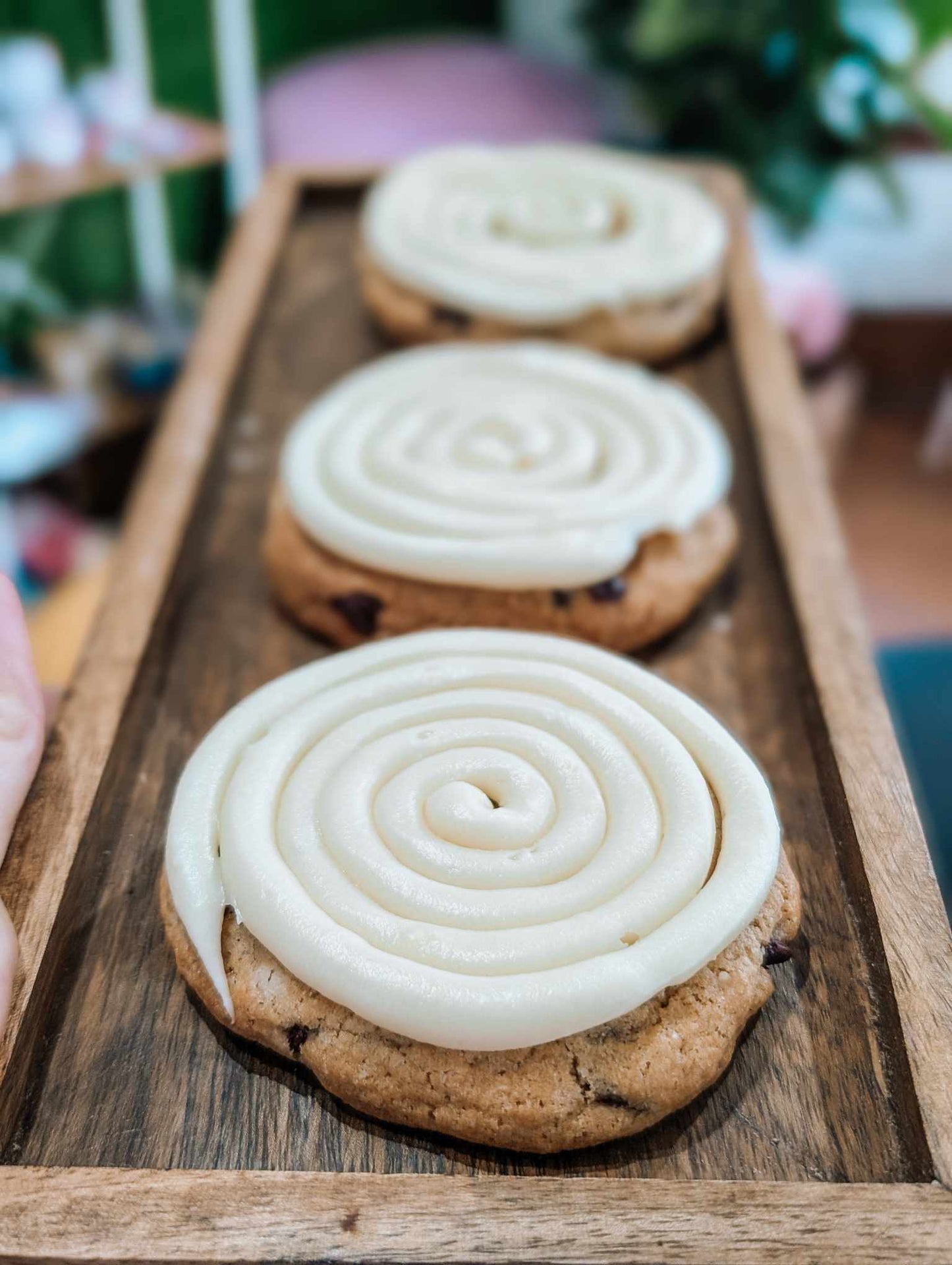 Cinnamon Roll Cup-Kies (cookie/cupcakes)